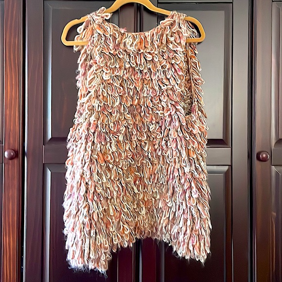 NWT Anthropologie Hand-Knit by Dollie Sweater Vest Size XS-S - Picture 4 of 10